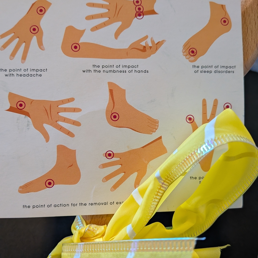 Relflexolgy Wooden Tool With‎ Technique Card